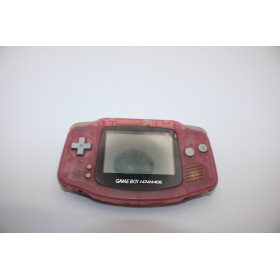 Game Boy Advance transparente rose (Sans cache pile)