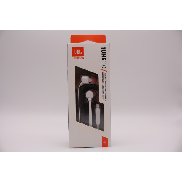 Écouteurs filaires JBL Tune 110 Pure Bass | Cash Orange