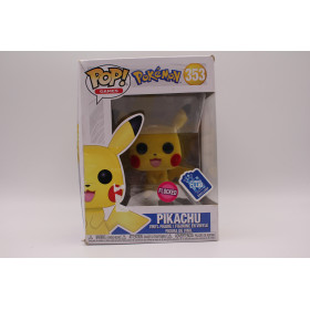 Figurine Funko Pop Pikachu 353 Flocked Funko Club | Cash Orange