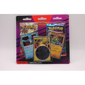 Blister Pokémon Team Rocket – 3 Cartes Brillantes + Pièce | Cash Orange