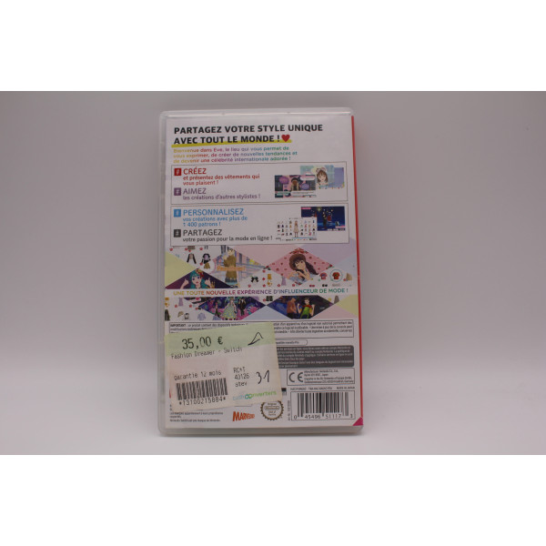Fashion Dreamer Nintendo Switch – Jeu Mode | Cash Orange